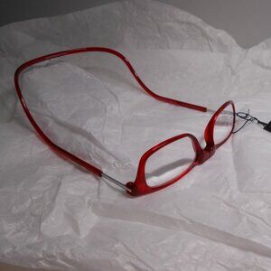 UNISEX CLIC READERS MAGNETIC BRIDGE +3 RED